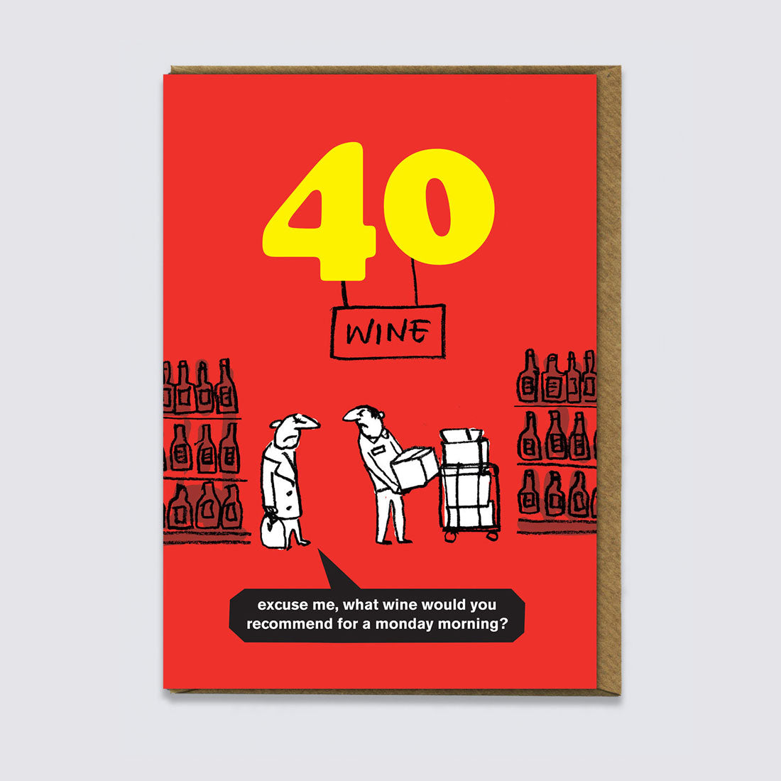 40 Monday Morning Wine Card