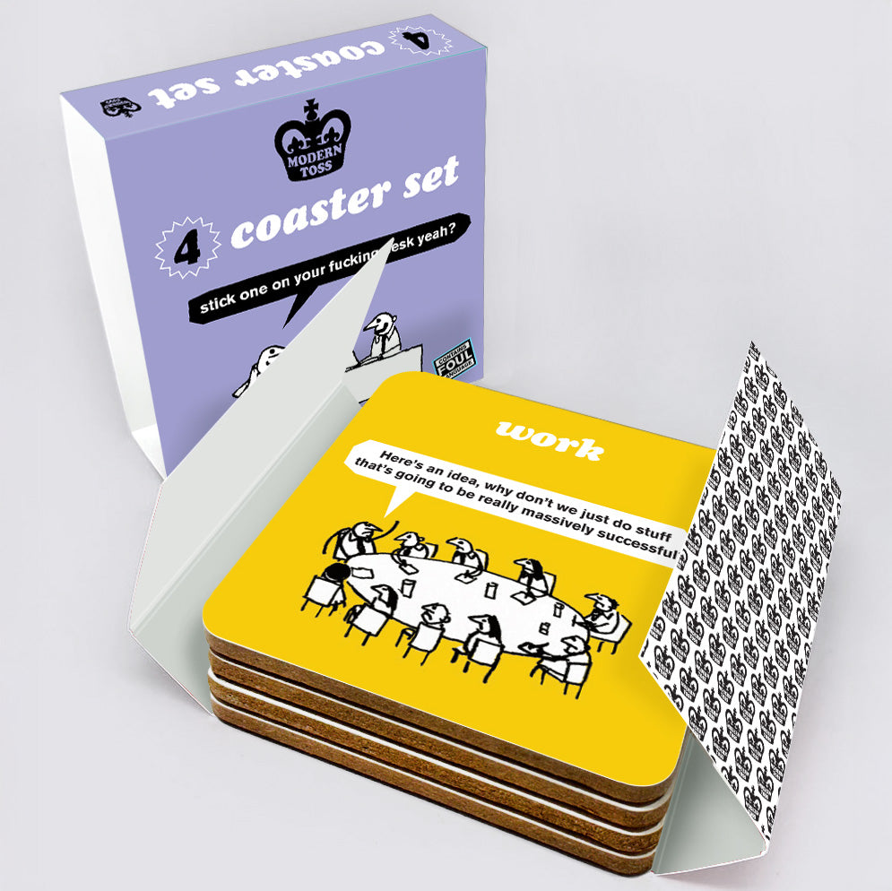 Work 4 Coaster Set Two