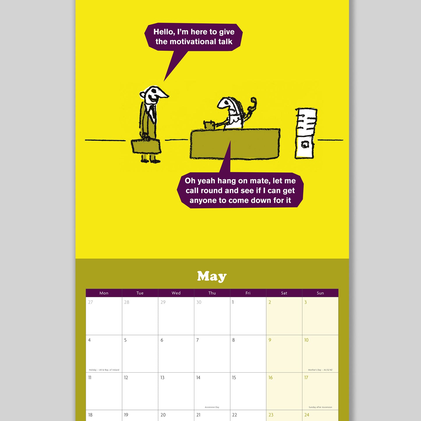 Modern Toss Calendar 2026