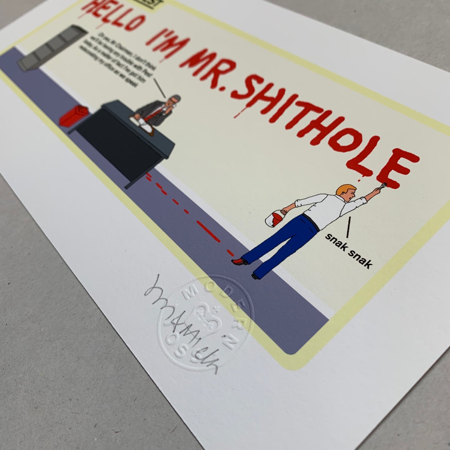 Office Pest - Shithole Print