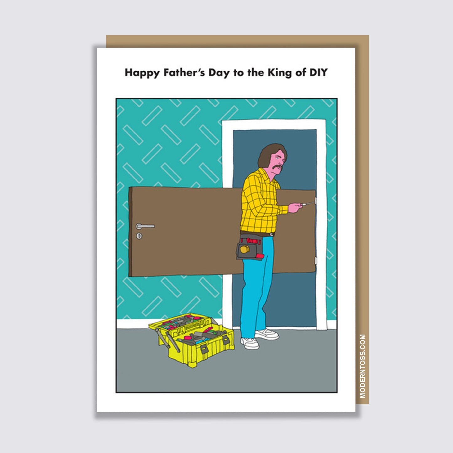 Father's Day King of DIY Card