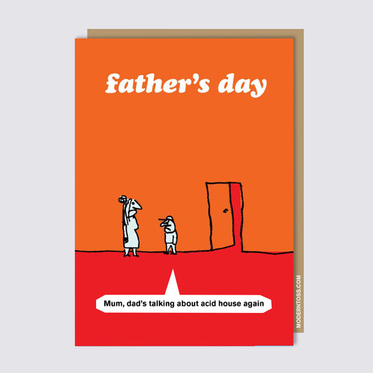 Acid House Father's Day Card
