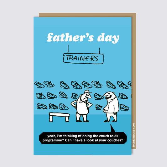 Couch to 5k Father's Day Card