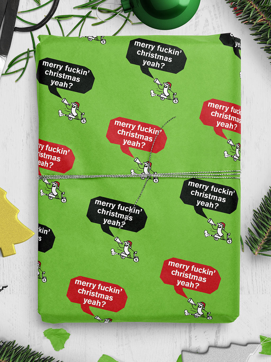 Merry Fuckin' Christmas Wrap