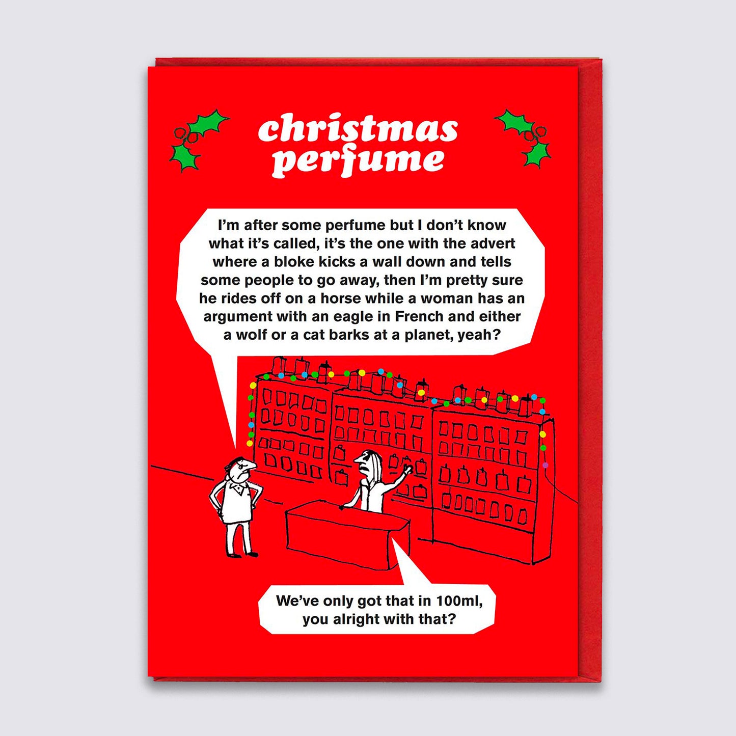 Christmas Perfume Card