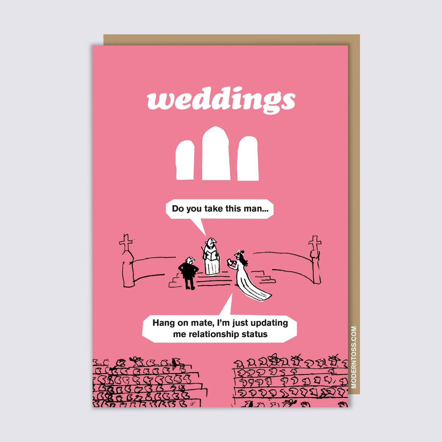 Wedding Facebook Status Card