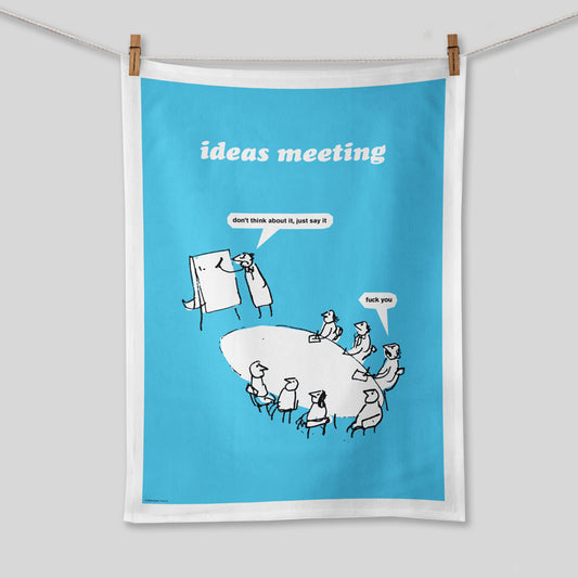 Ideas Meeting Tea Towel