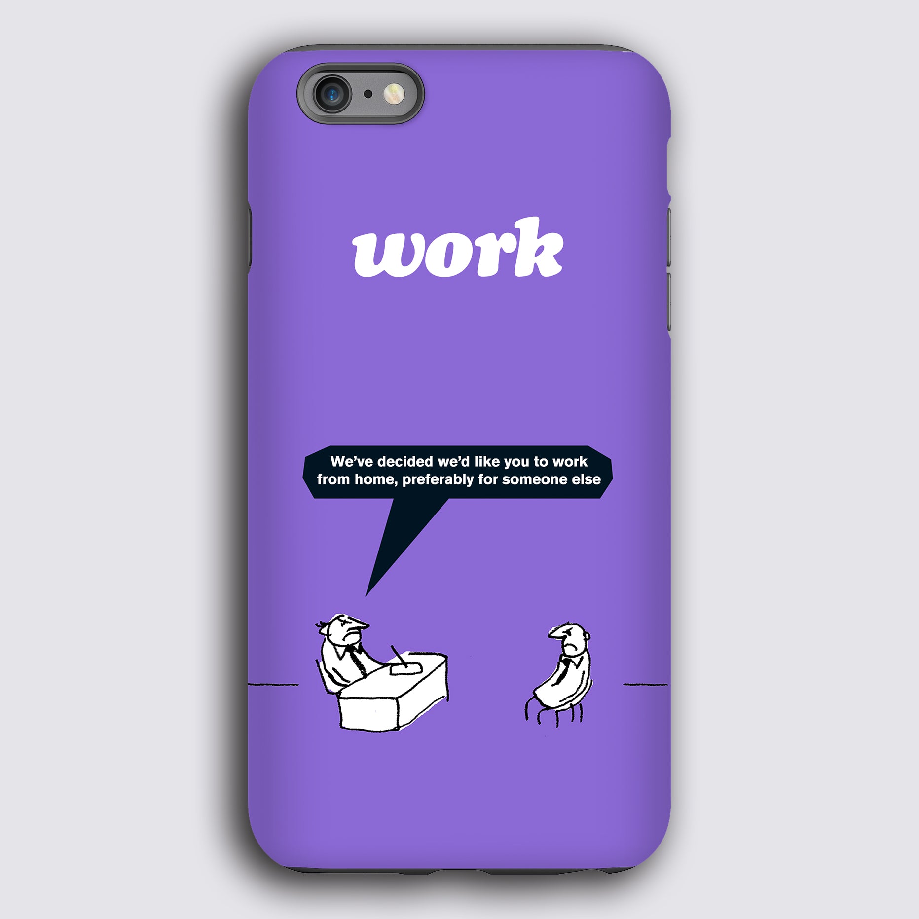 Work From Home Tough Matte Case – Modern Toss Work From Home Tough Matte Case – Modern Toss