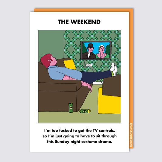 Weekend TV Controls Card