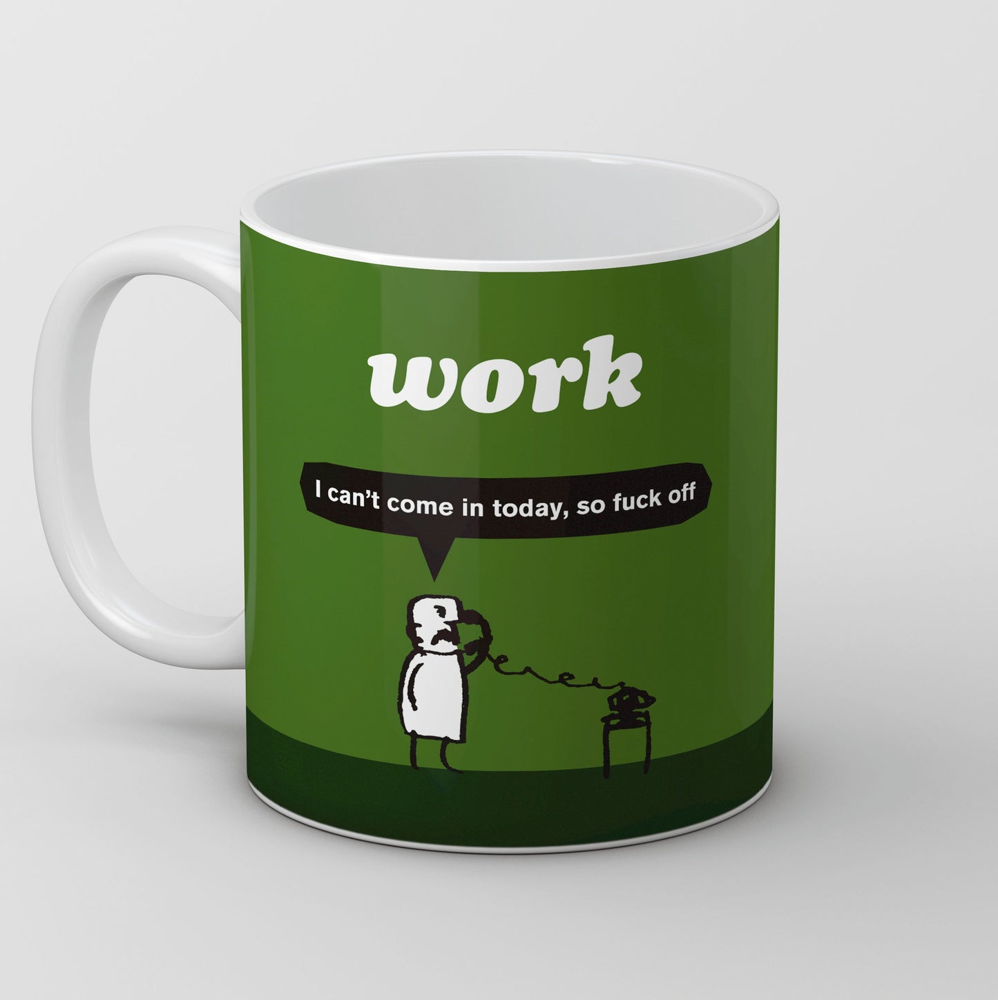 Work Fuck Off Mug