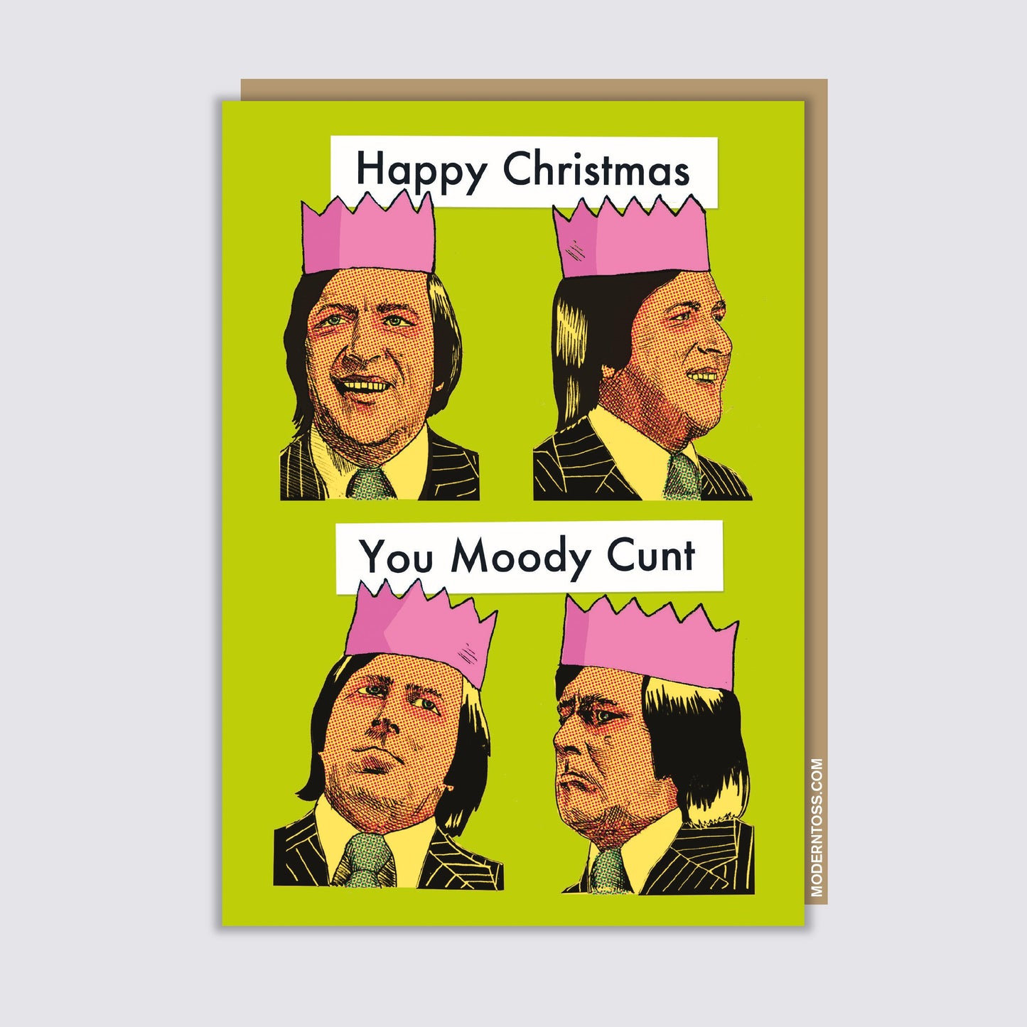 Moody Cunt Christmas Card