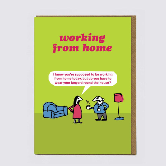 Working from Home Card