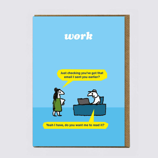Work Email Card