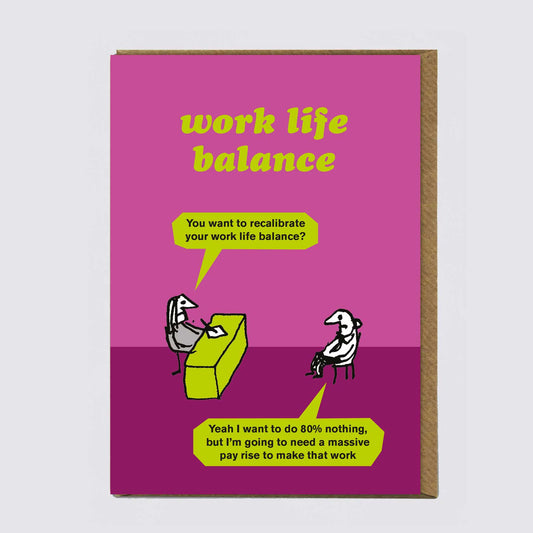 Work Life Balance Card
