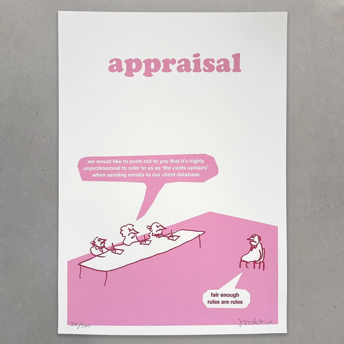 Appraisal Screen Print