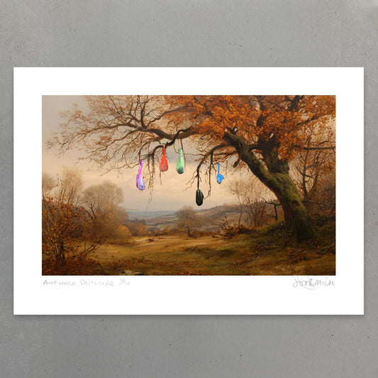 Autumn Shitscape Print