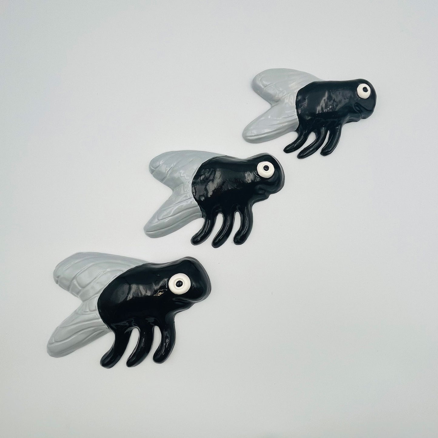 Set of 3 Flying Flies