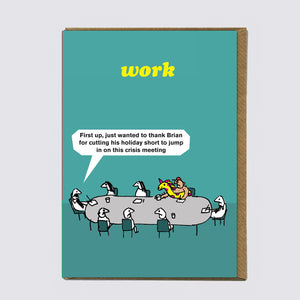 You added <b><u>Crisis Meeting Card</u></b> to your cart.