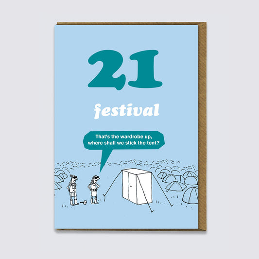 21 Festival Card