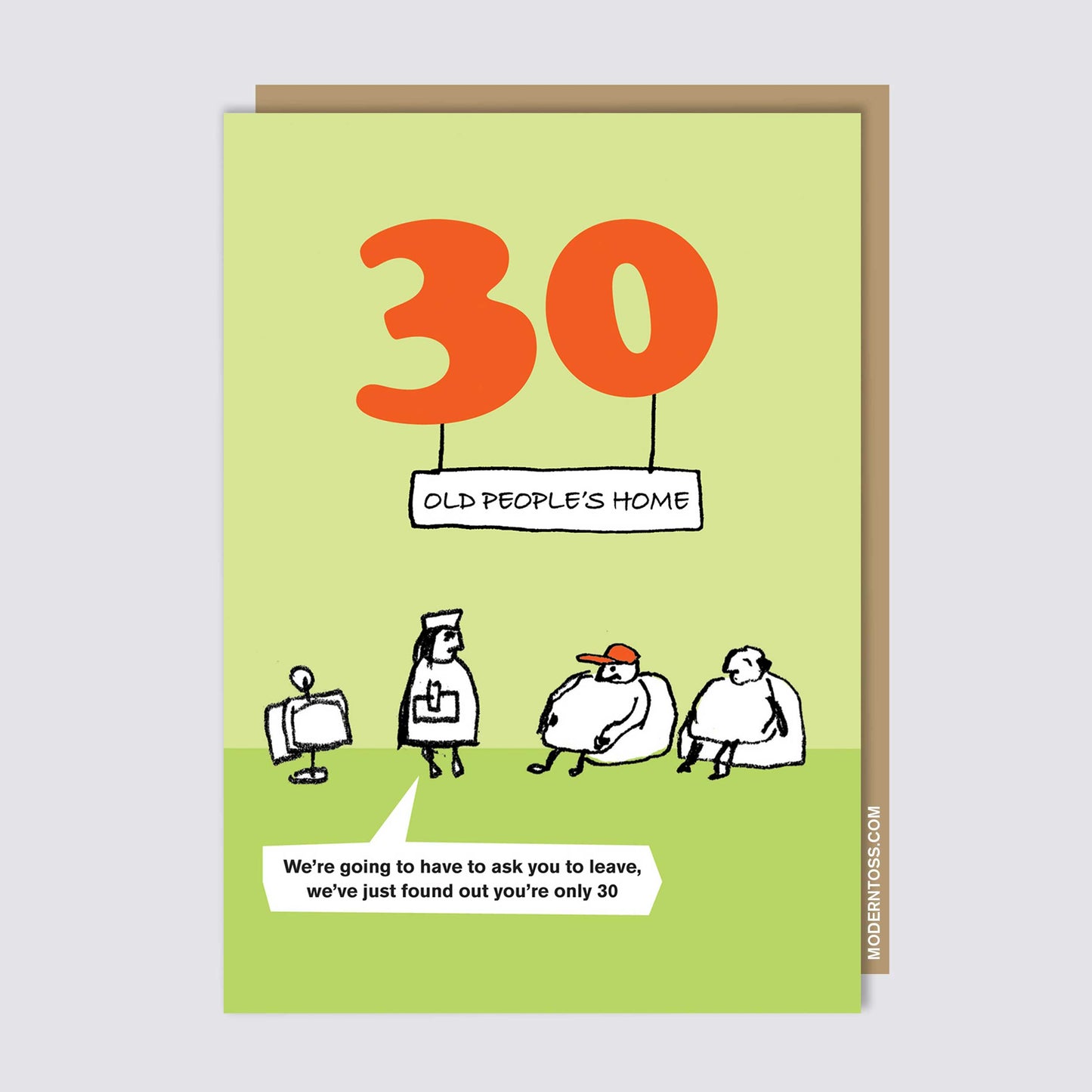 30 Old People's Home Card