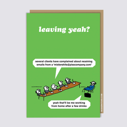 Mistershits Leaving Card