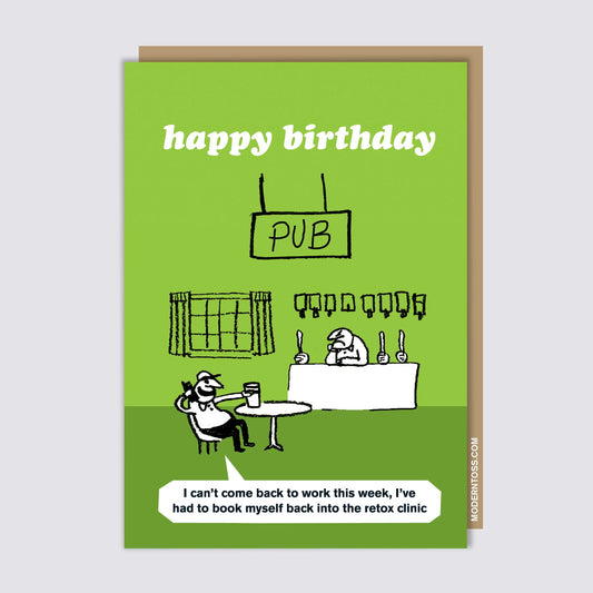 Retox Birthday Card