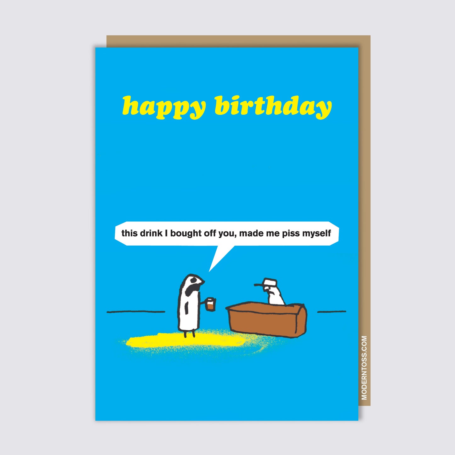 Piss Myself Birthday Card