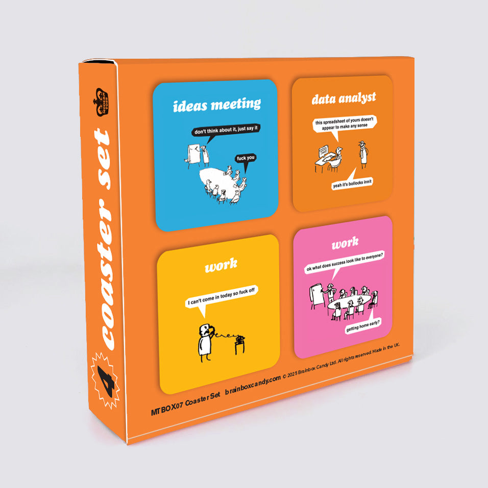 Work 4 Coaster Set One