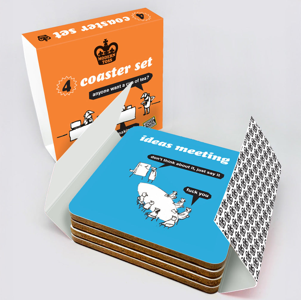 Work 4 Coaster Set One