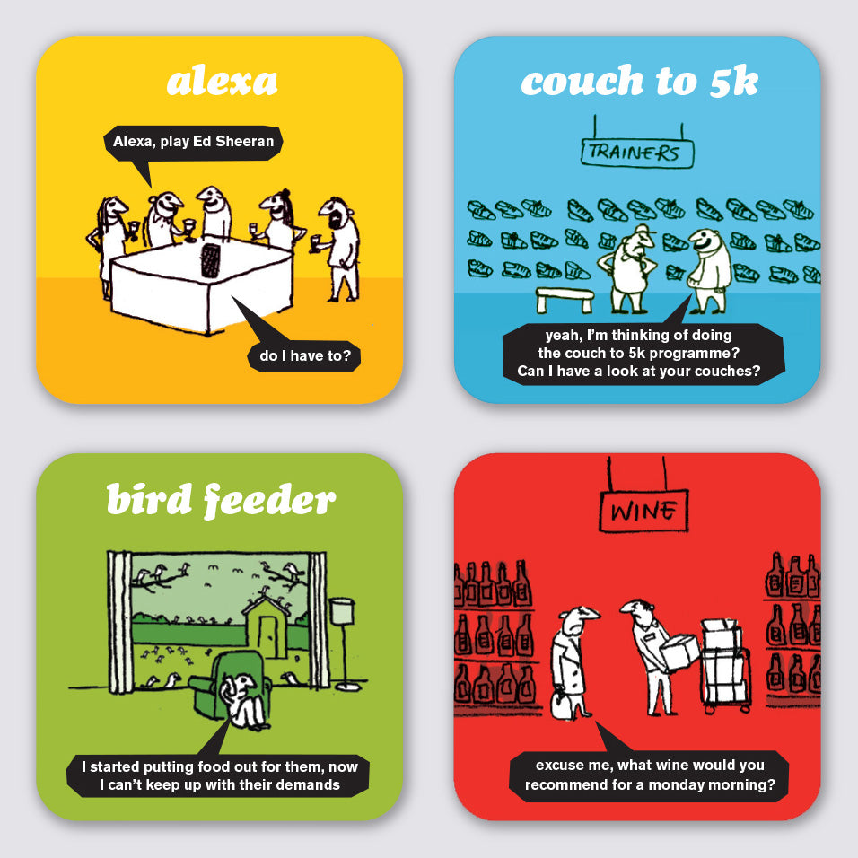 At Home 4 Coaster Set