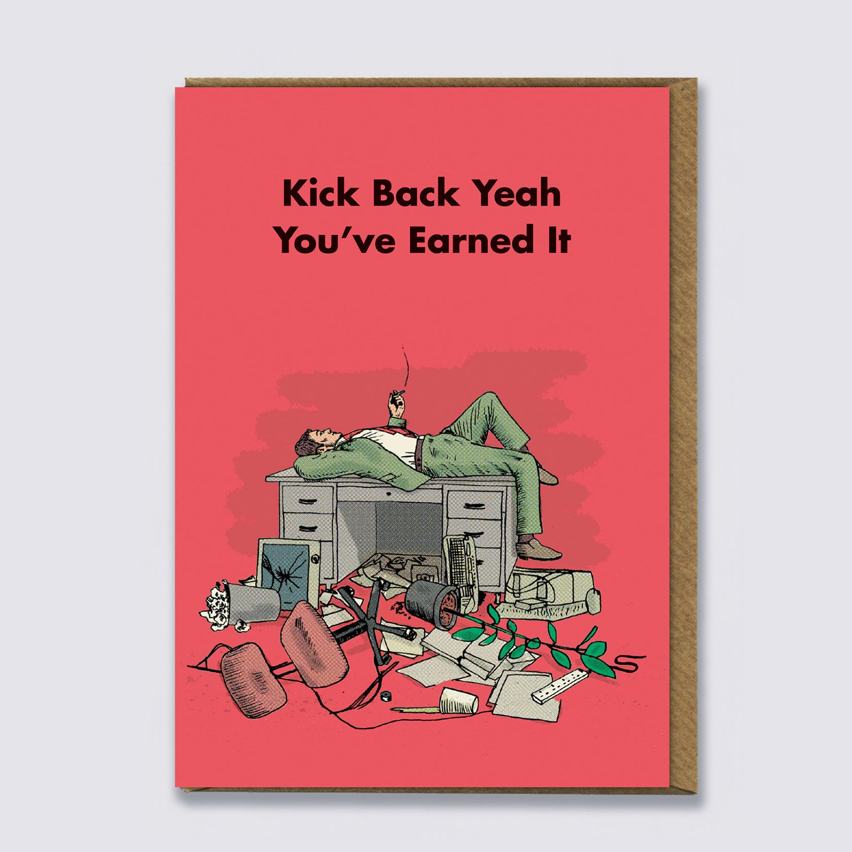 Kick Back Card – Modern Toss