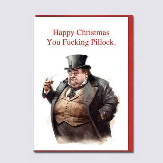 Fucking Pillock Christmas Card