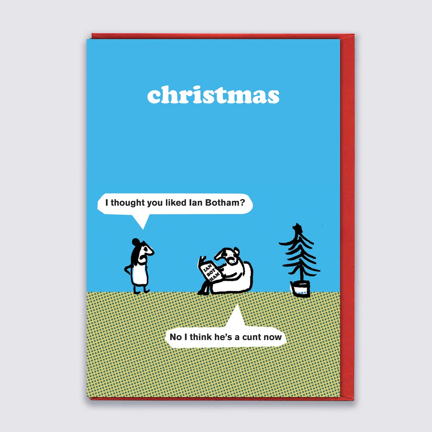 Ian Botham Christmas Card