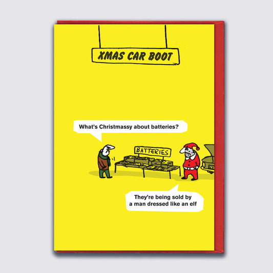 Xmas Car Boot Card