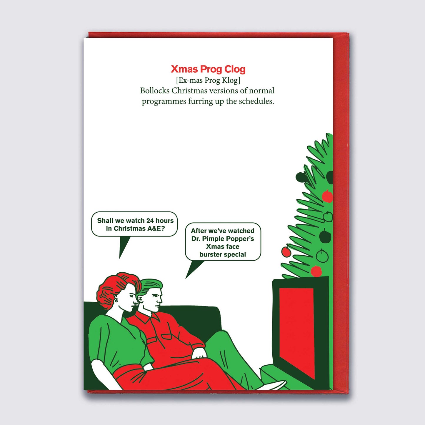 Xmas Prog Clog Card