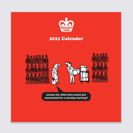 Modern Toss Calendar 2025