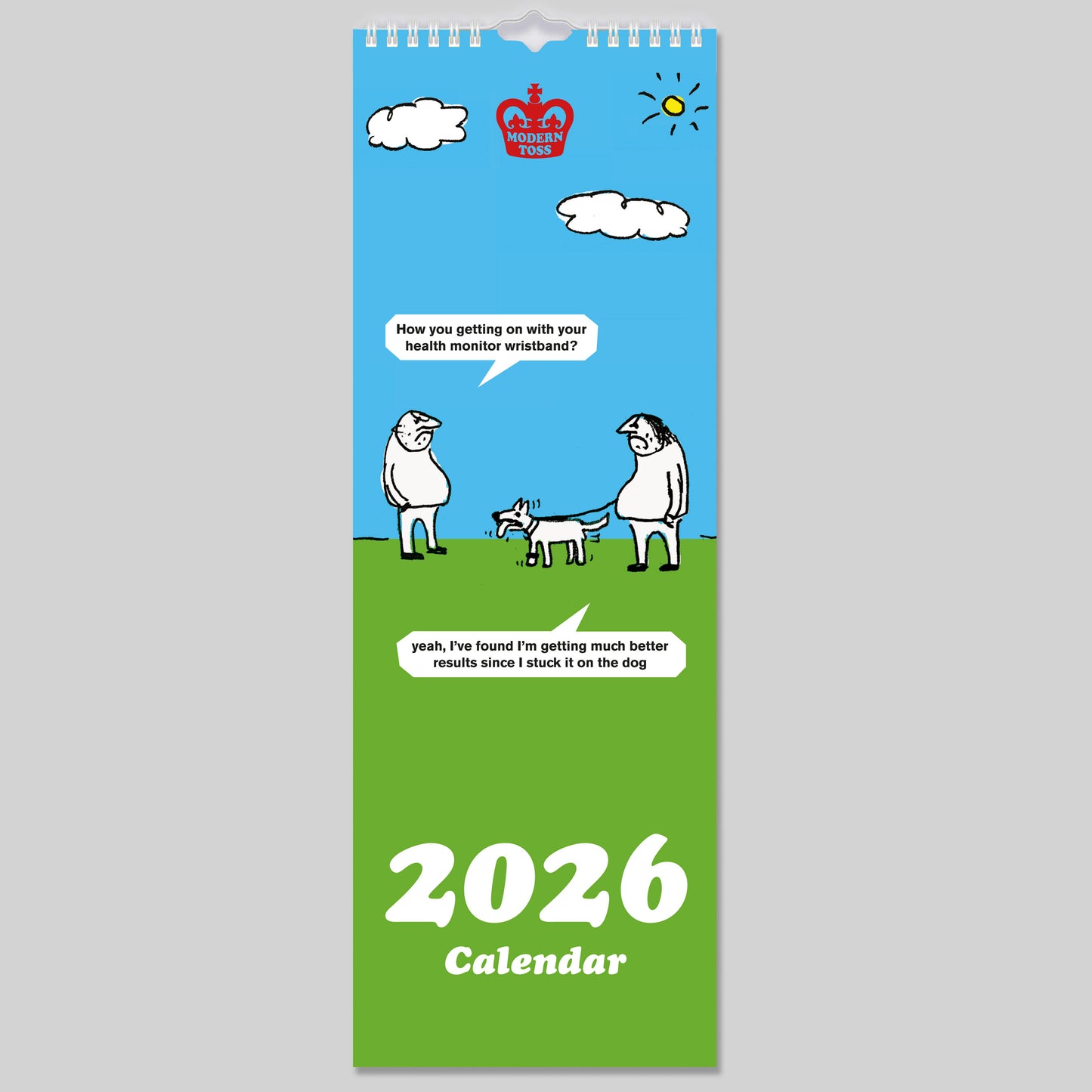 Modern Toss Slim Calendar 2026