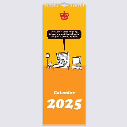 Modern Toss Slim Calendar 2025