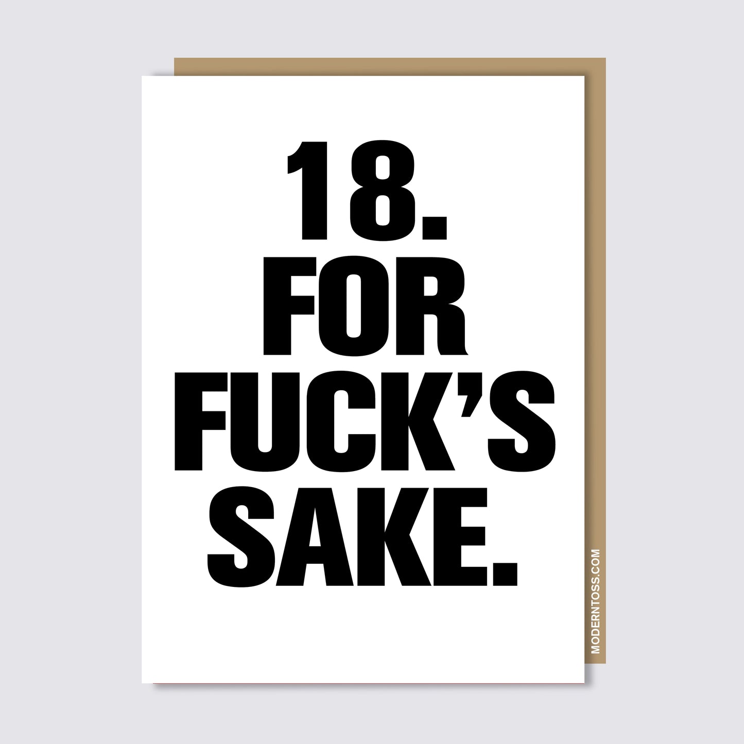 18. FOR FUCK'S SAKE Card