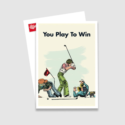 Play to Win Postcard