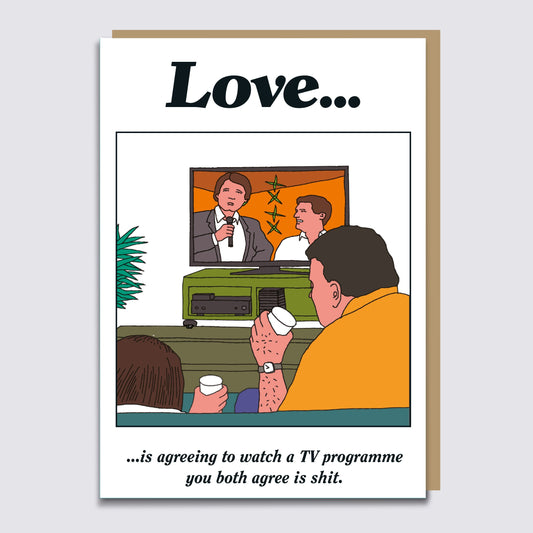 Love Shit TV Valentine's Card