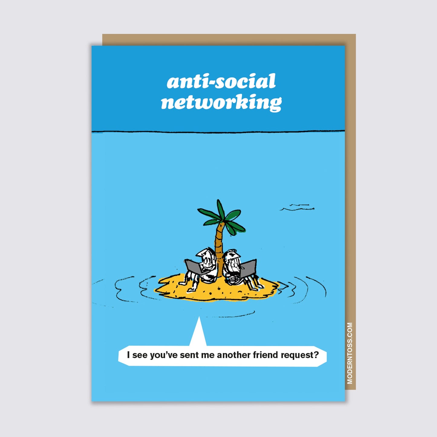 Anti-Social Networking Card