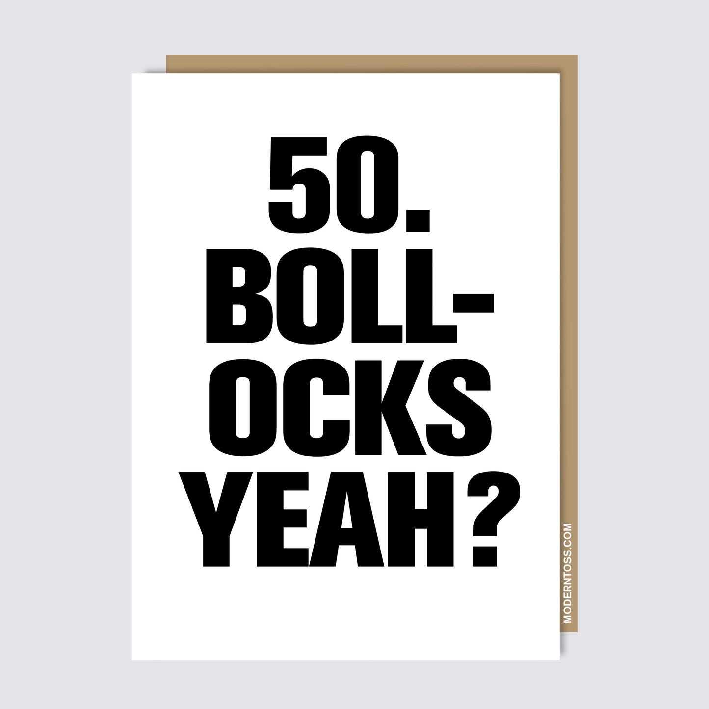 50. BOLLOCKS YEAH? Card
