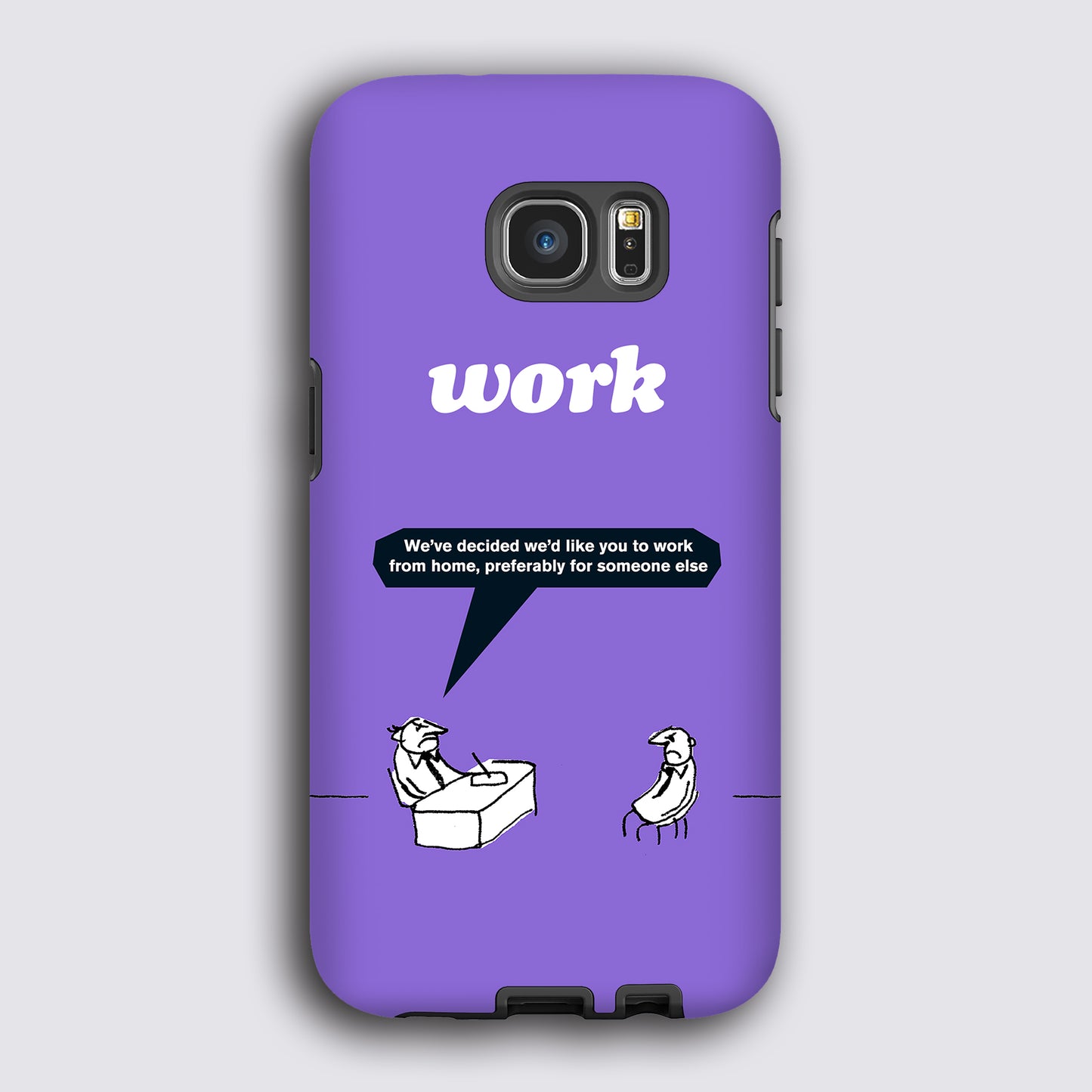 Work From Home Tough Matte Case