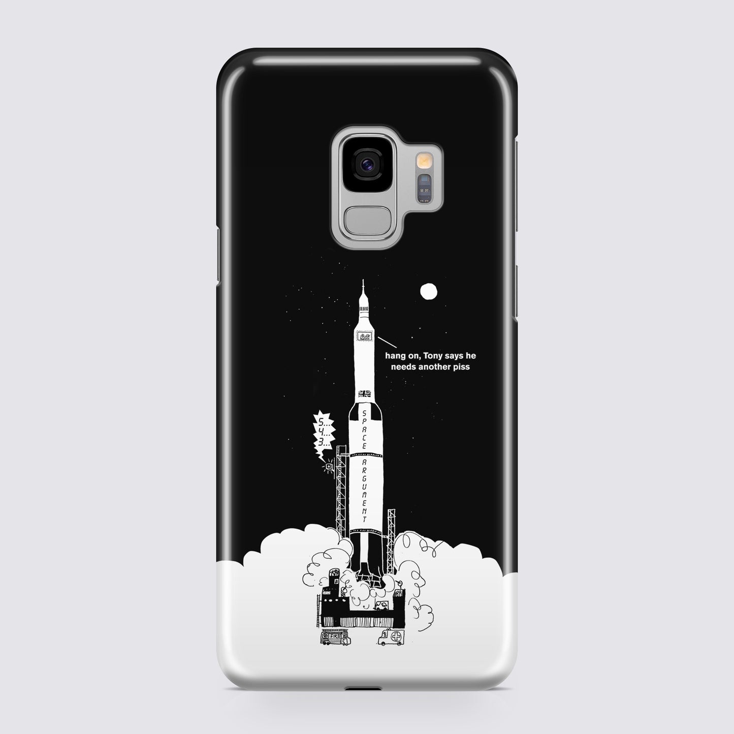 Space Rocket Snap Gloss Case