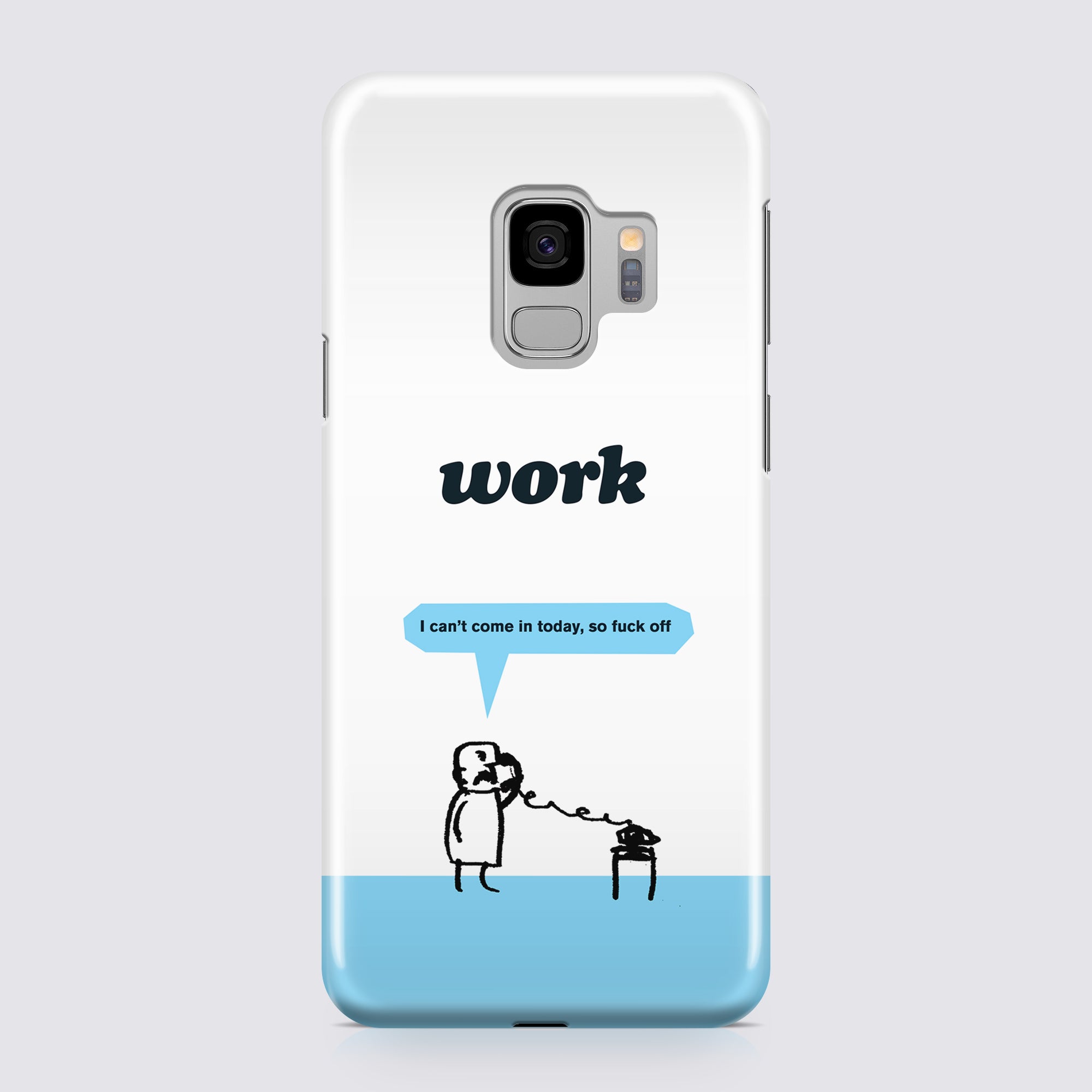 Work Fuck Off Snap Gloss Case Modern Toss