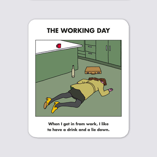 The Working Day Mouse Mat
