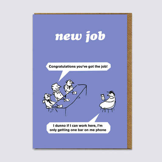 New Job Phone Signal Card