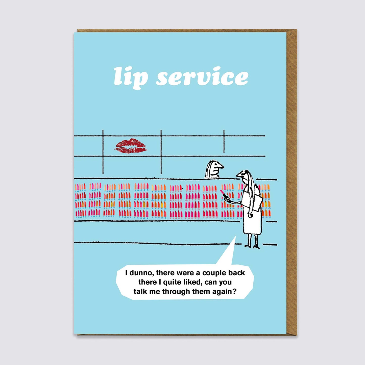 Lip Service Card