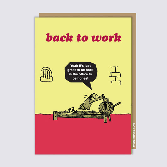 Back to Work Card